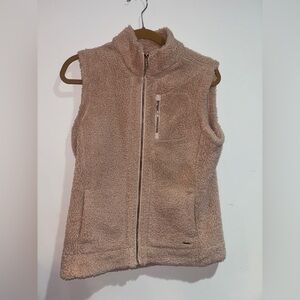 Calvin Klein Sherpa Vest | Pink | small